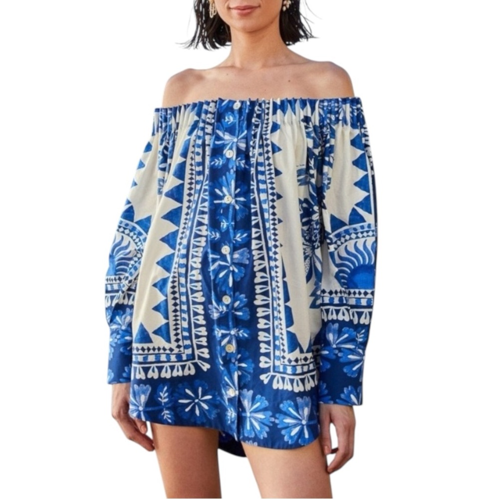 NWT FARM Rio Flora Tapestry Dress Size S